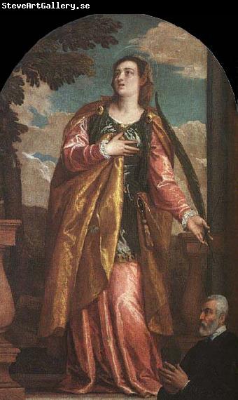 Paolo  Veronese St. Lucy and a Donor